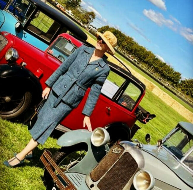 Vintage wear for Goodwood Revival