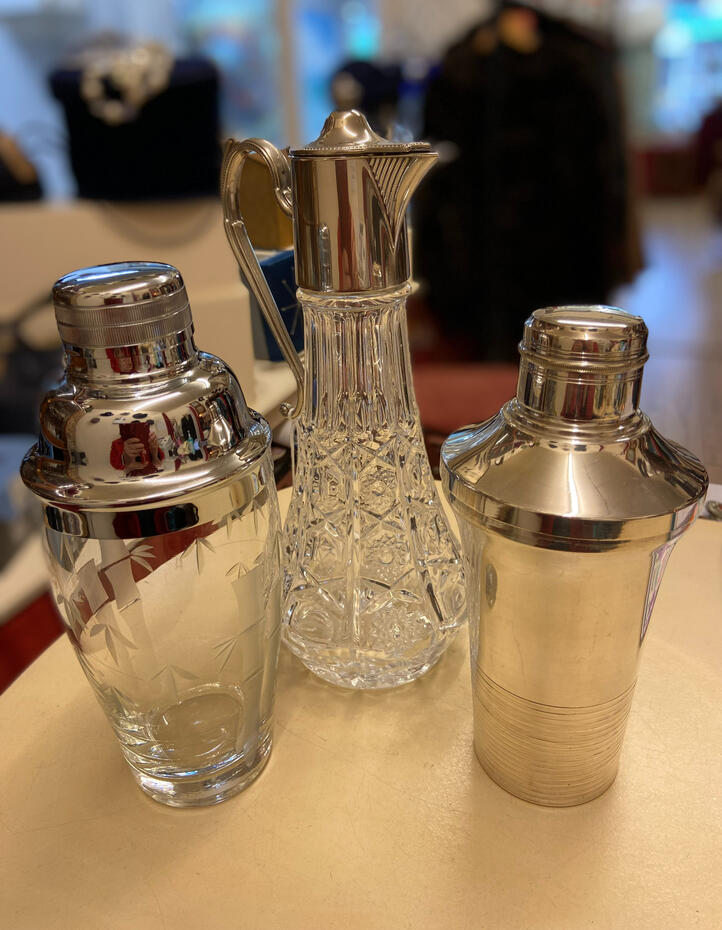 Vintage cocktail set